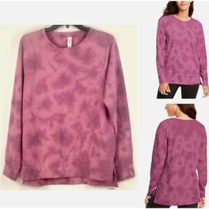 Ideology Women's Tie Dyed Sweatshirt Pink Medium NWT